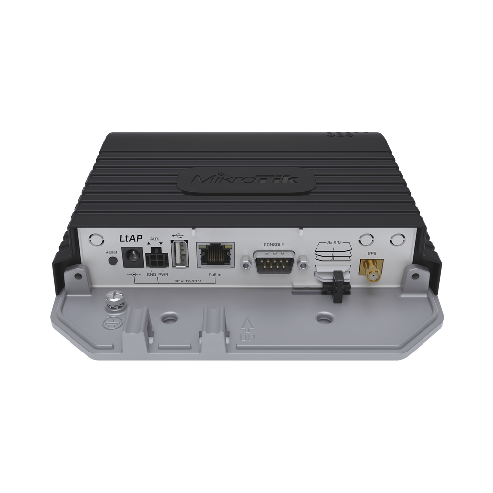 (LtAP) - A heavy-duty 2.4GHz access point with two miniPCI slots, three SIM slots and GNSS support (GPS, GLONASS, BeiDou, Galileo)