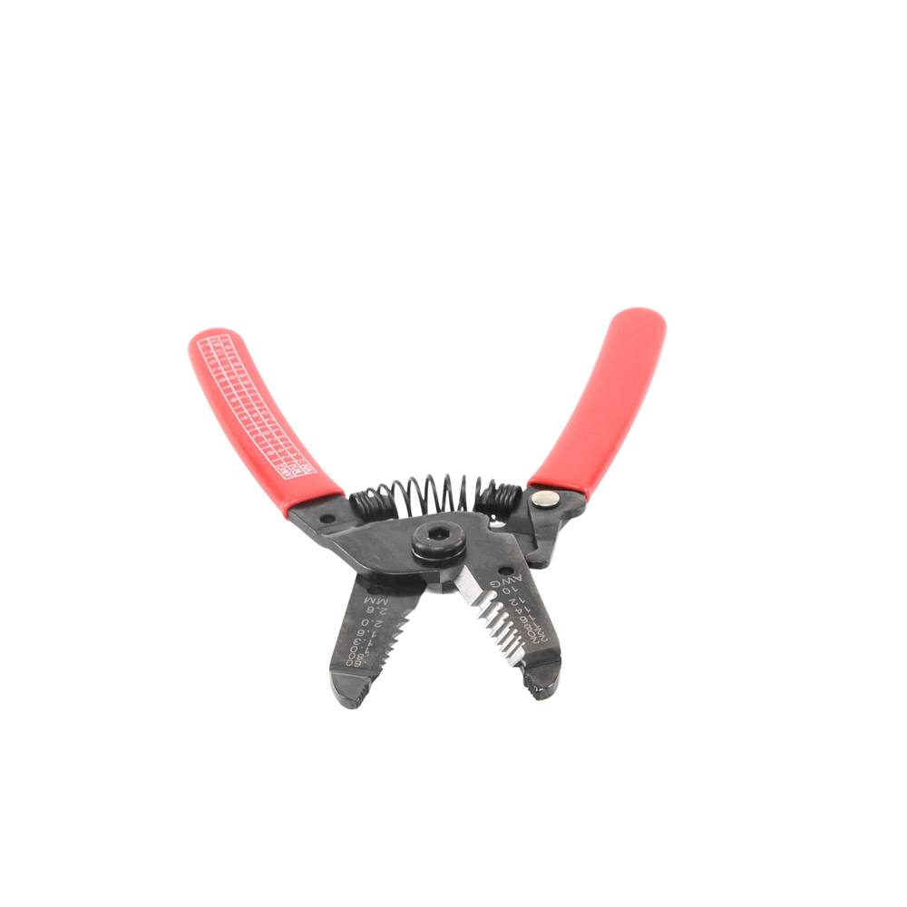 Wire Stripping and Cutting Pliers for wire gauges 10 to 22, comes in 6 inches (15.3 cm) long.