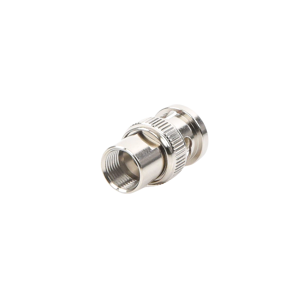 BNC Male Threaded Connector for RG-58/U, RG-142/U Cable, Nickel, Gold, Delrin.