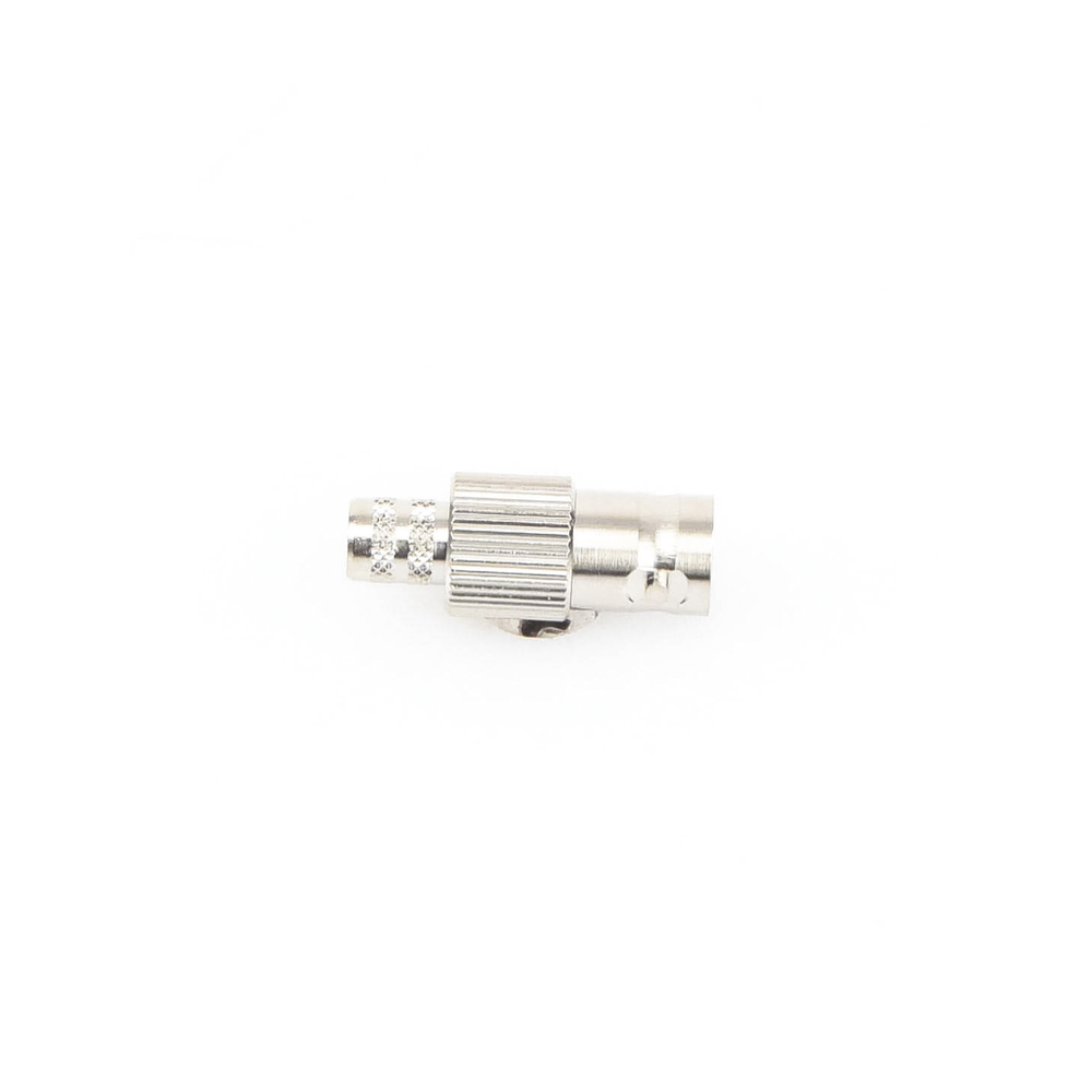 Conector BNC Hembra de 75 Ohm, Anillo Plegable para Cable RG-6/U, Níquel/ Oro/ Teflón.