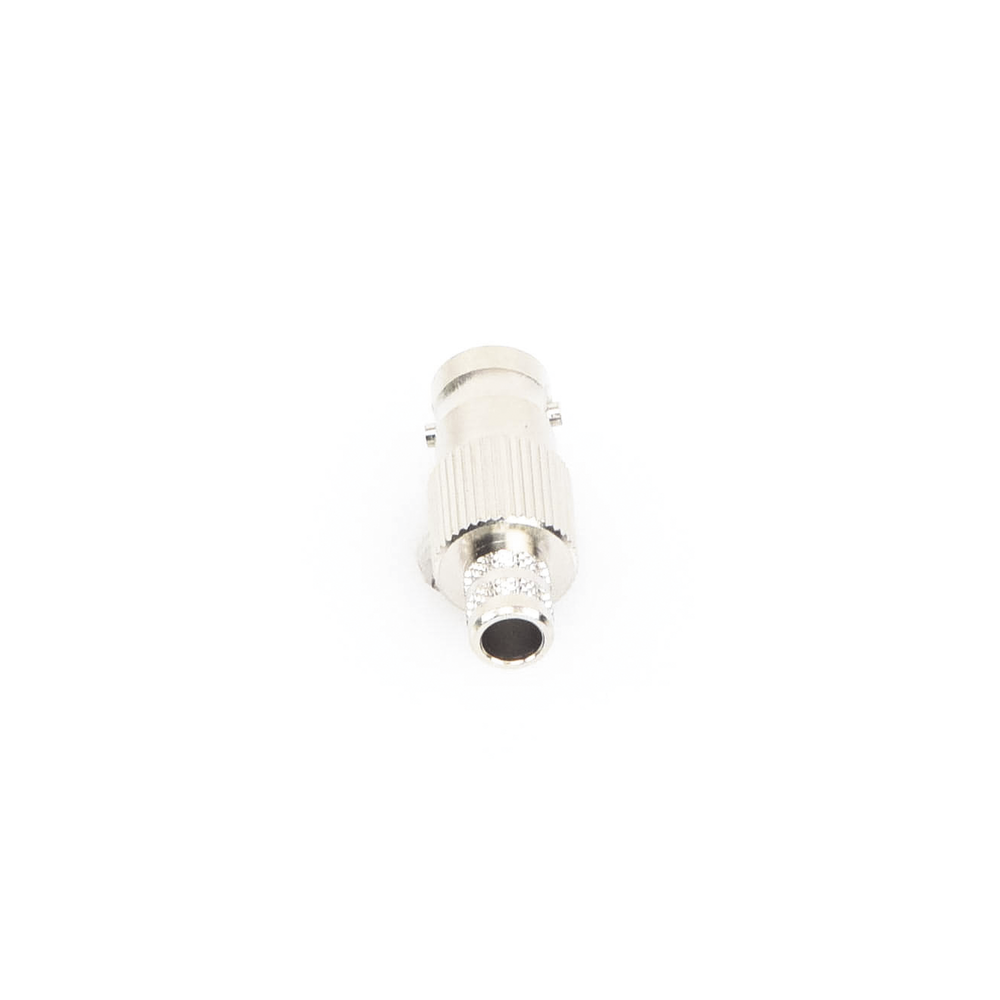 Conector BNC Hembra de 75 Ohm, Anillo Plegable para Cable RG-6/U, Níquel/ Oro/ Teflón.