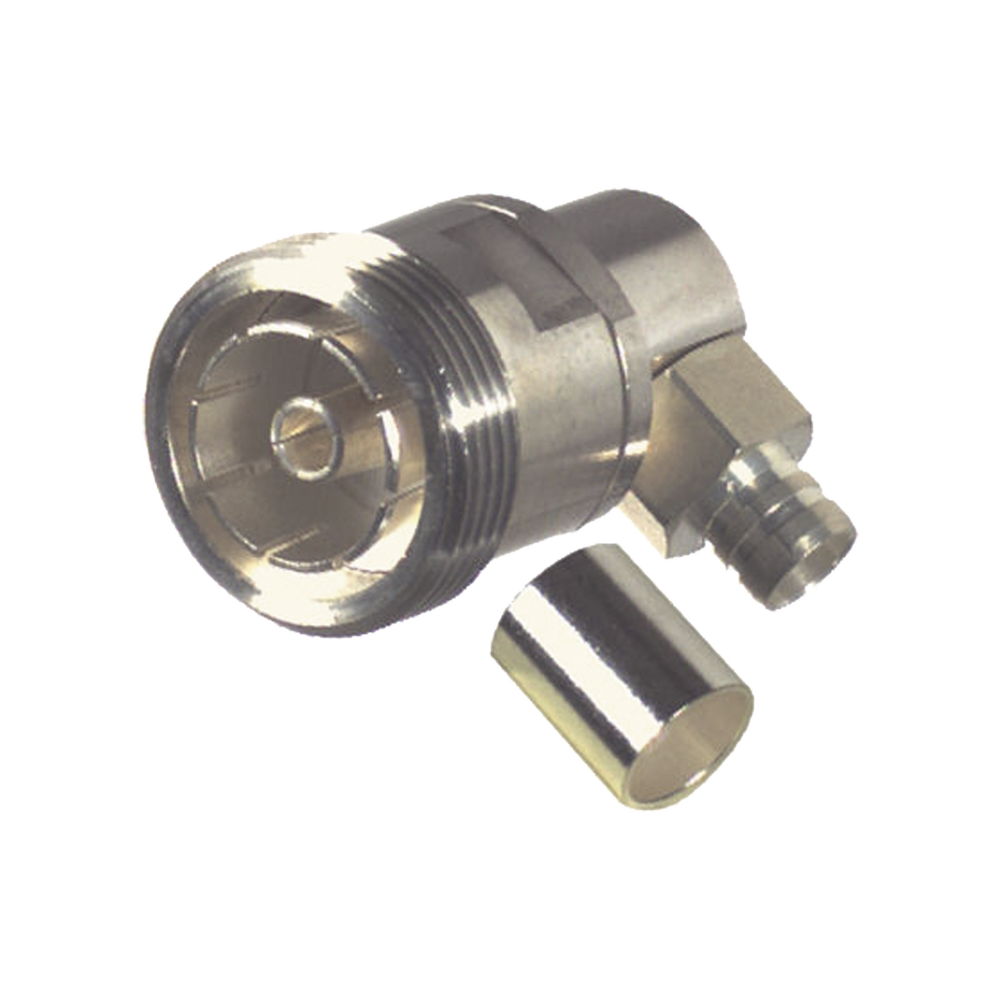DIN 7-16 Female Folding Ring Connector, COMBO (In-line or A/R), for LMR-400, 9913, CNT-400, RG-8/U cables.
