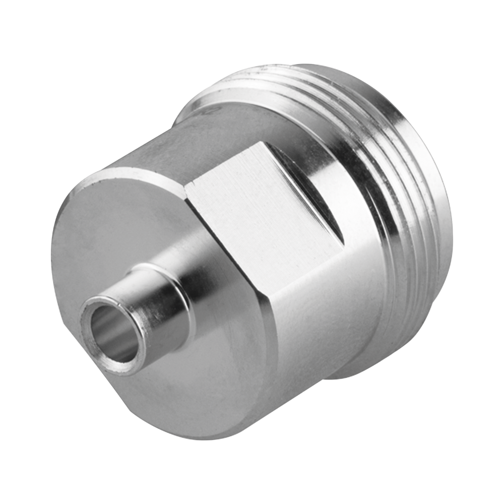 Conector 4.1/9.5 Hembra para Soldar en Cable TFT-402LF, Grupo SR2, Bronce Blanco/ Plata/ Teflón.