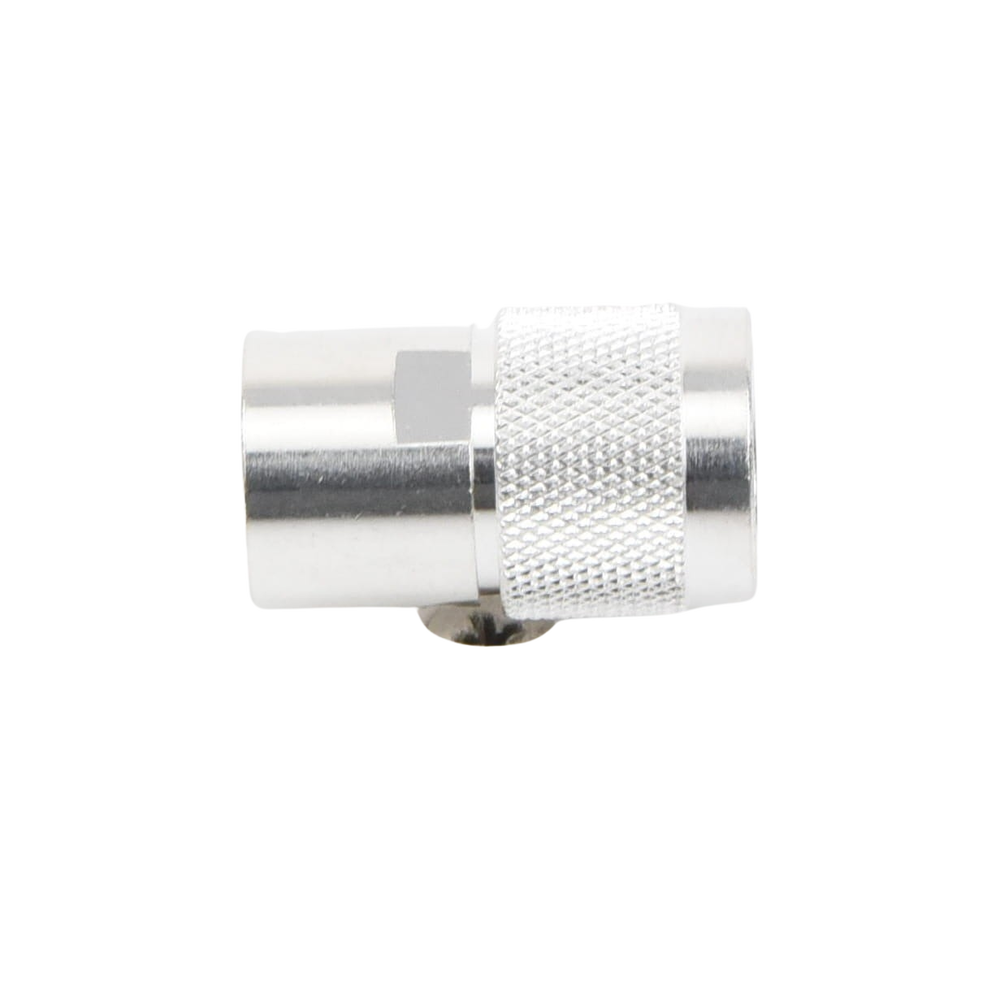N Male Threaded Connector for Cables 9913, RFLASH-1113, 7810A, RG8/U-SYS, CNT-400, 8214, Silver/Gold/Teflon.