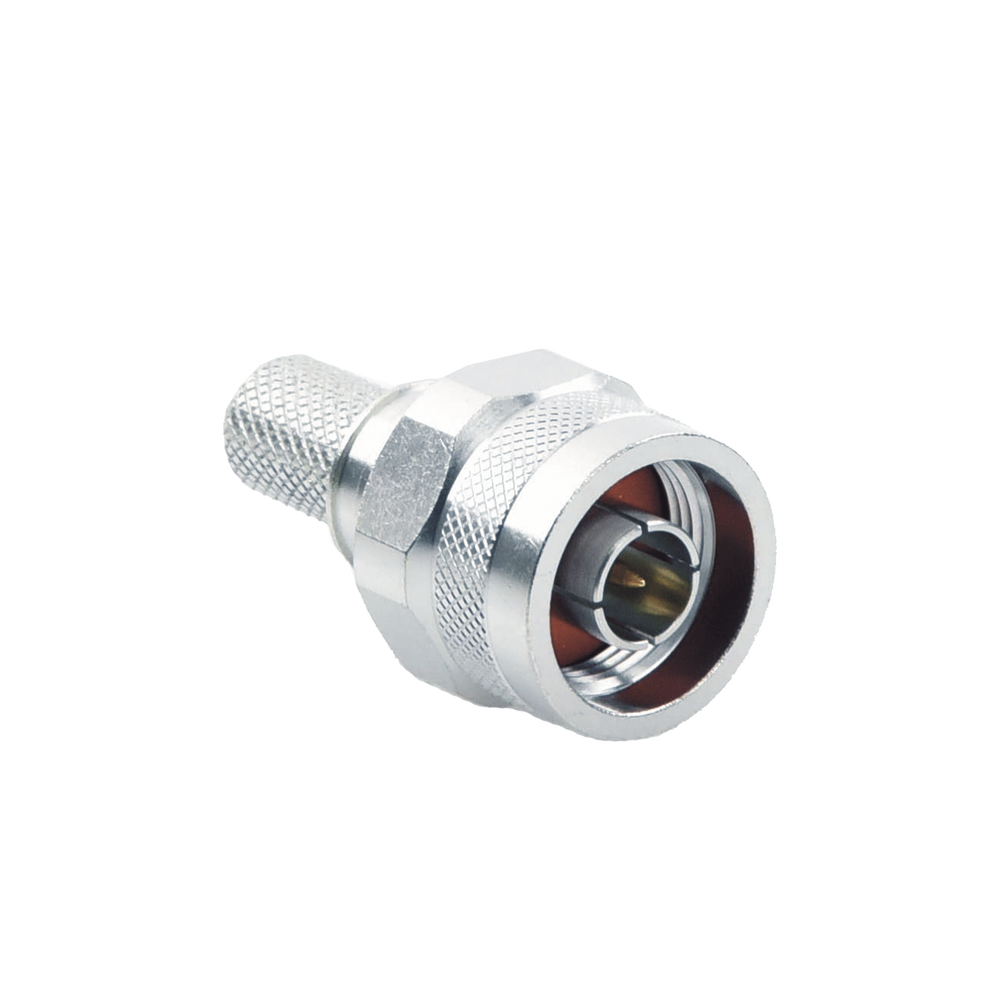 Conector N Macho de PIN Cautivo, Anillo plegable, para cables 9913, LMR-400, CNT-400, RG8/U-SYS, RFLASH-1113, 8214, 7810A.
