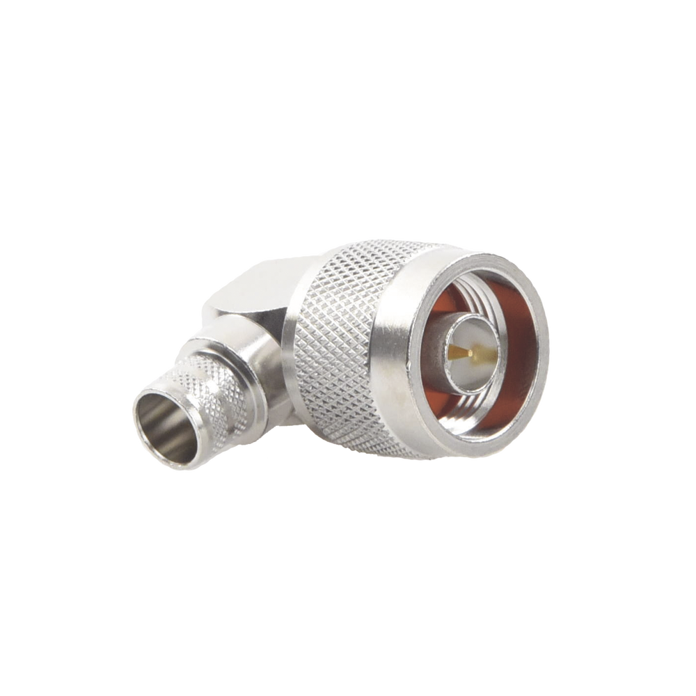 Conector N macho en A/R de anillo plegable para cable RG-142/U.