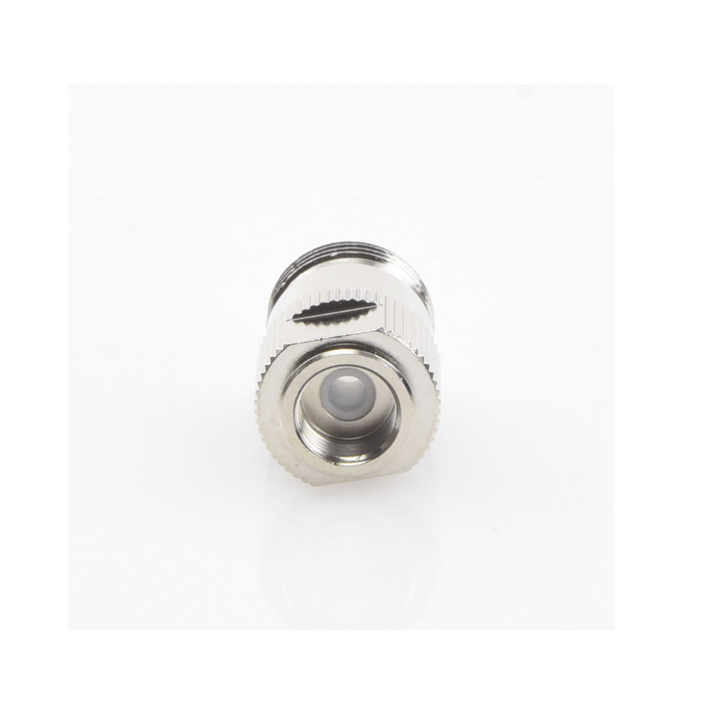 N Female Crimp Ring Connector for RG-316 cable, Nickel/Gold/Teflon.
