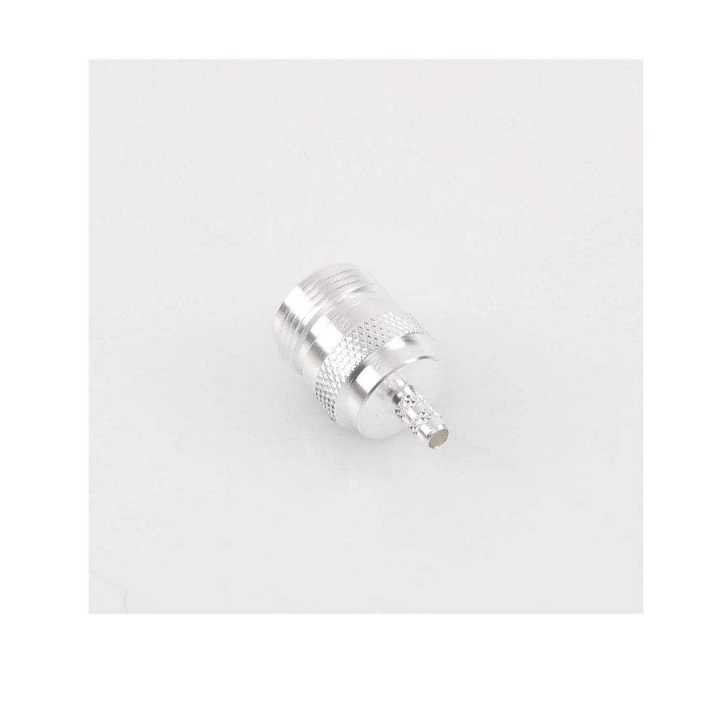 N Female collapsible ring connector for RG-142/U, LMR-195 cables.