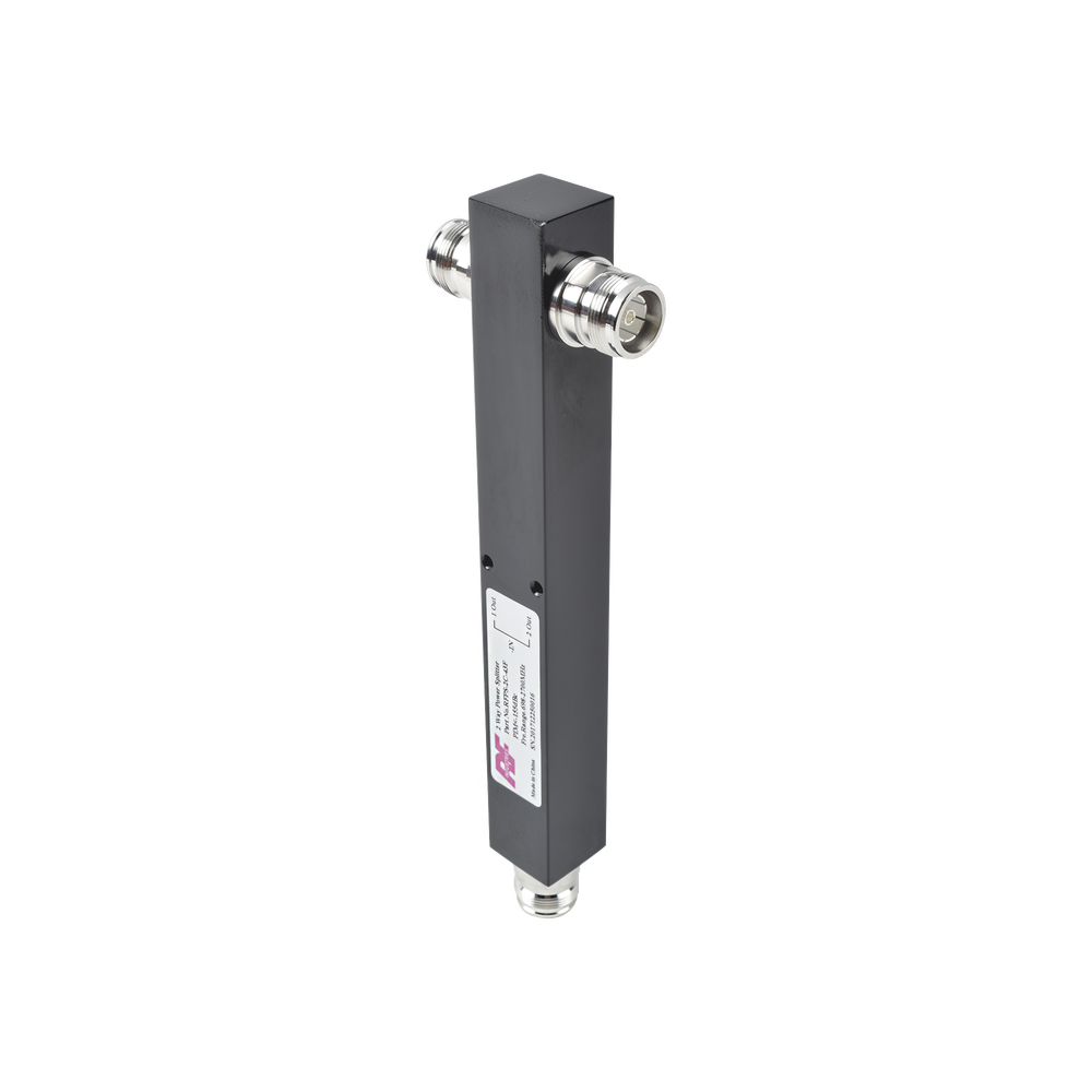 Divisor de Potencia de 1 a 2 Vías para 698-2700 MHz, 500 Watt, Conectores 4.3-10 Hembra.