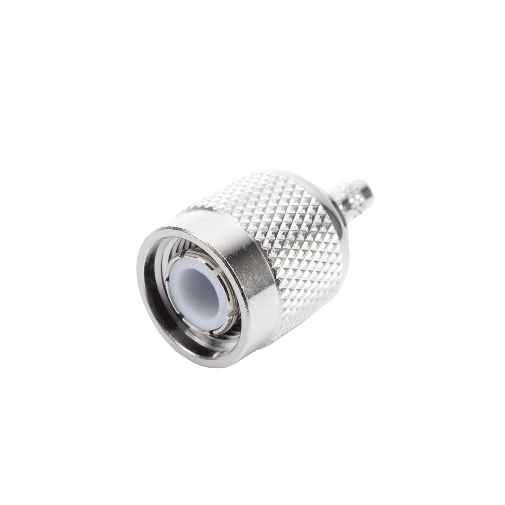 Conector TNC Macho de Anillo plegable para cables RG-174/U, BELDEN 8216.