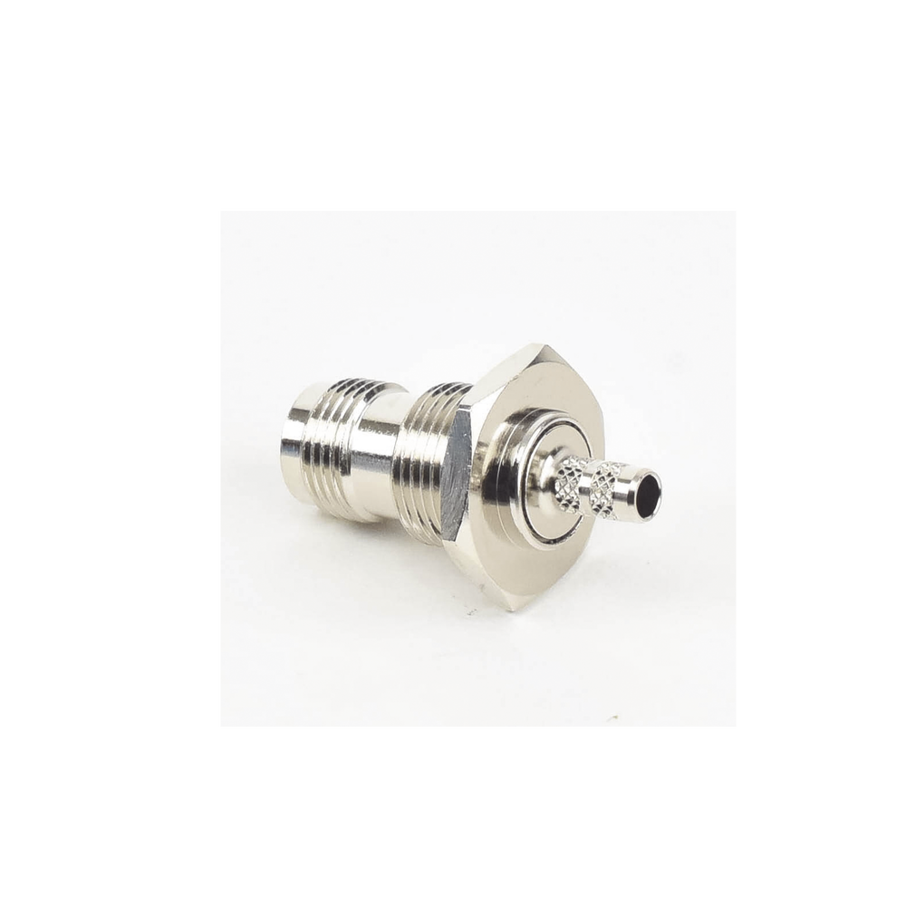 TNC Female Sealed Connector, Rear Mount, D Flat.
