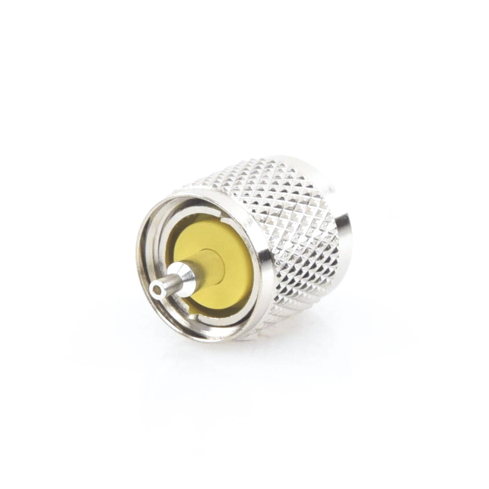 UHF Male (PL-259) Folding Ring Connector for Assembly on RG-58/U, RG-142/U Cables.