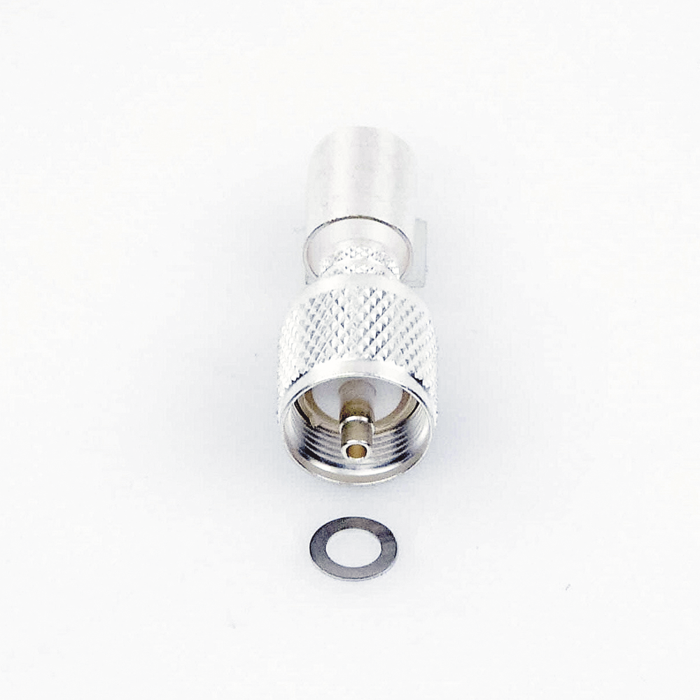 UHF male connector (PL-259) with folding ring for RG-8, BELDEN 8237, RG-213/U, 8267.