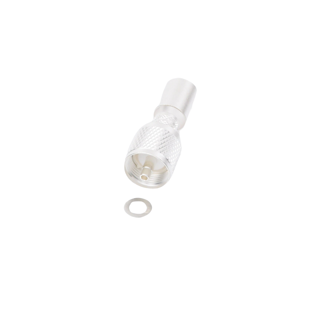UHF Male connector (PL-259) for RG-8/U, RG-214/U, BELDEN 8268 cables.