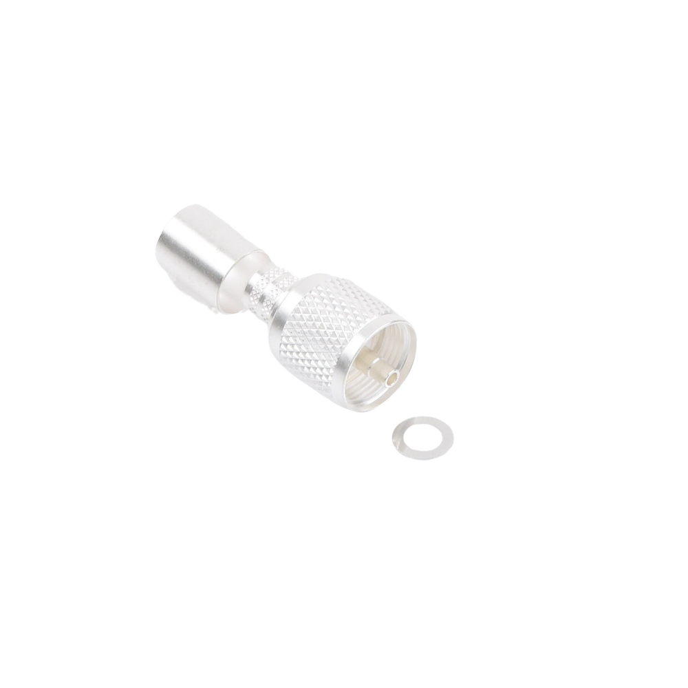 UHF Male connector (PL-259) for RG-8/U, RG-214/U, BELDEN 8268 cables.