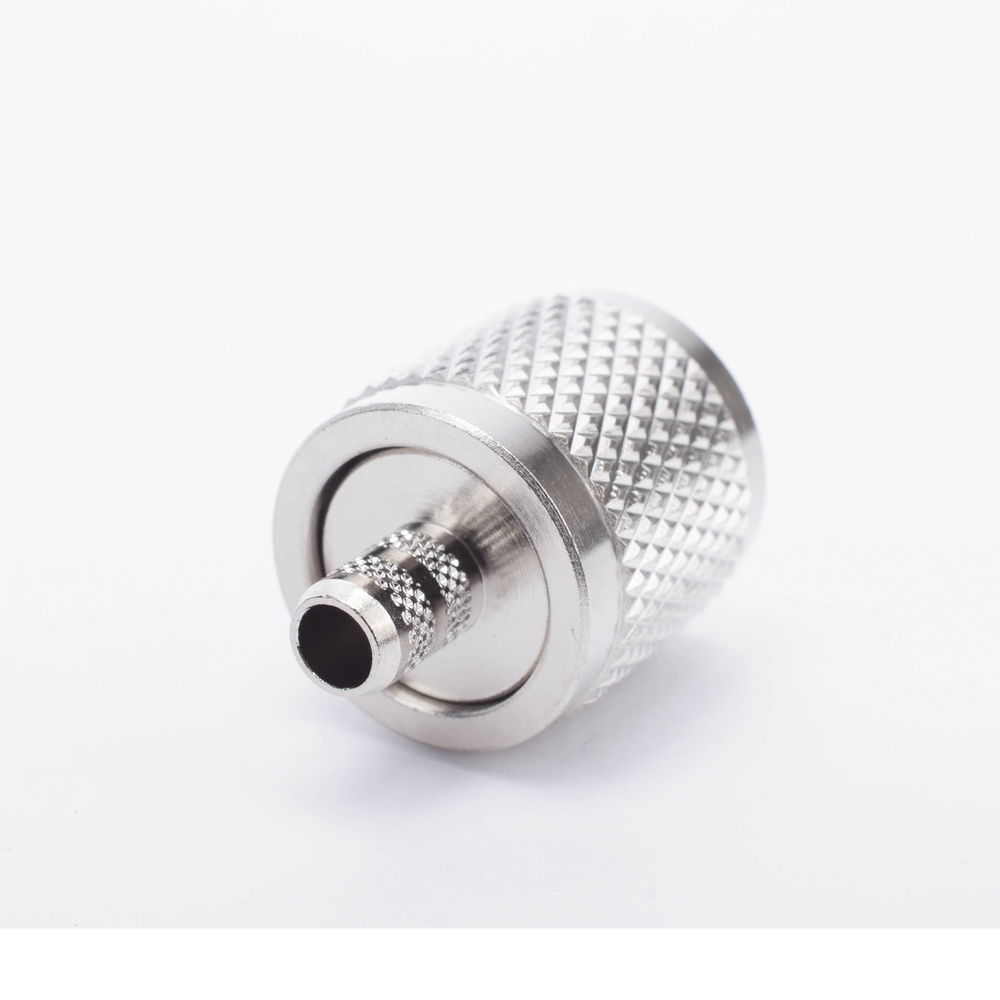 Foldable Ring UHF Male Connector (PL-259) for RG-8/X Coaxial Cable, 9258, LMR-240, Nickel/Silver/Bakelite.