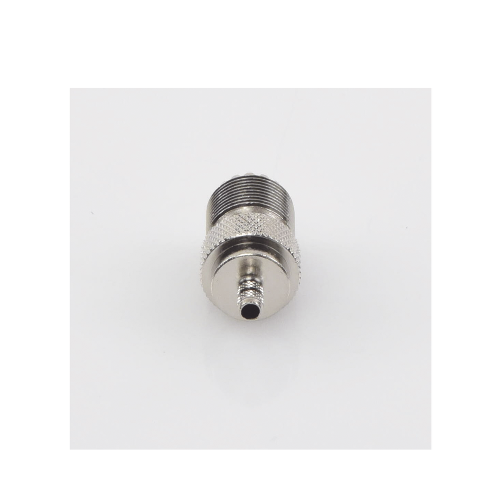 UHF female (SO-239) collapsible ring connector for RG-58/U, RG-142/U cable.