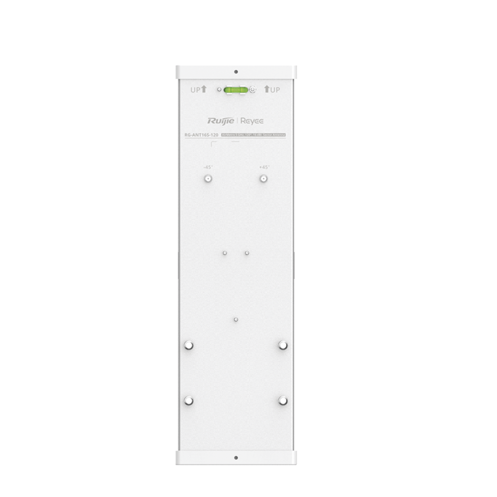 Antena sectorial 5 GHz, H: 120°, V: 10°, hasta 5 km de transmisión inalámbrica, IP55, gestión en la nube todo en uno
