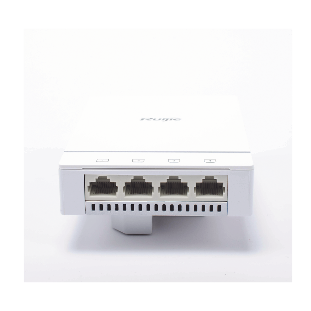 RG-AP180, Indoor Wall Mounted Wireless Access Point, 1.775Gbps Wi-Fi 6 Dual Band, 2x2 MU-MIMO, 4 Additional Gigabit Ports