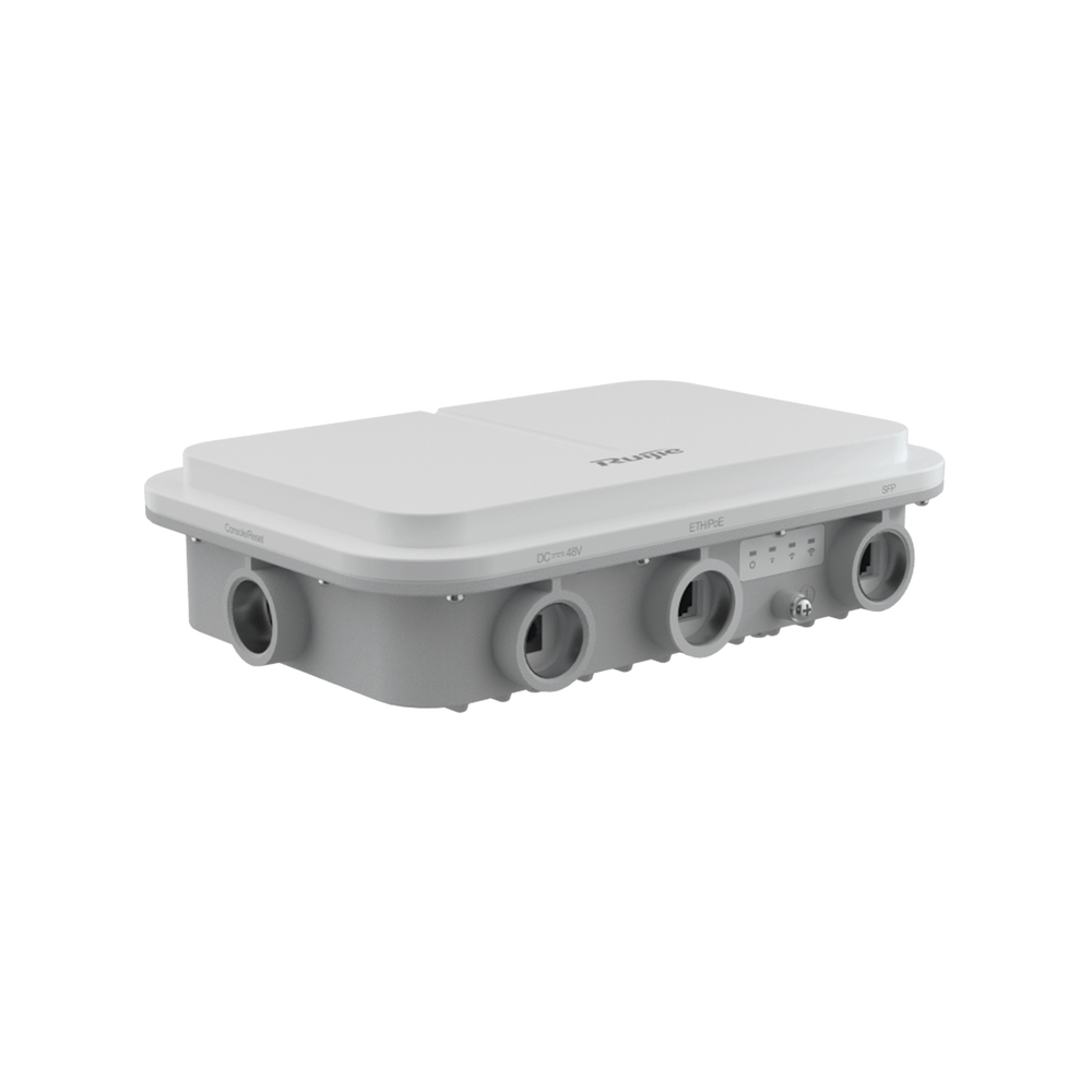Punto de acceso WiFi 6 para exterior omnidireccional 360°, IP68, hasta 2.976 Gbps, doble banda 802.11AX, MU-MIMO 2x2