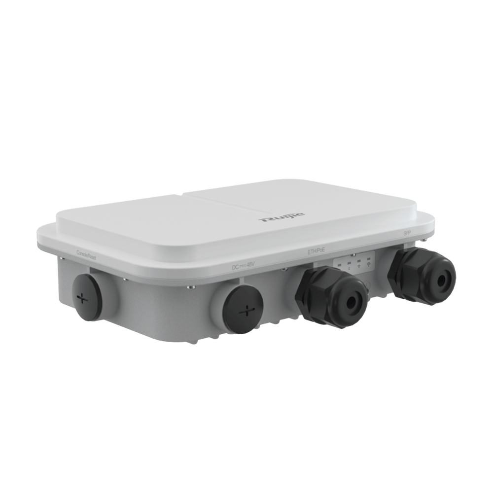 Punto de acceso WiFi 6 para exterior omnidireccional 360°, IP68, hasta 2.976 Gbps, doble banda 802.11AX, MU-MIMO 2x2