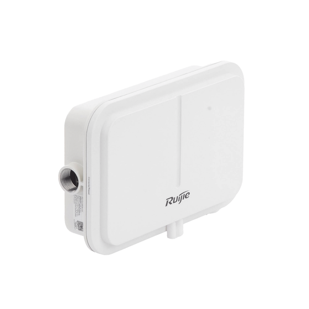 RG-AP680(CD), Punto de Acceso Inalámbrico Exterior de Alta Potencia y Doble Radio Wi-Fi 6 de 2.402 Gbps, Puerto Óptico de 1 Gbps