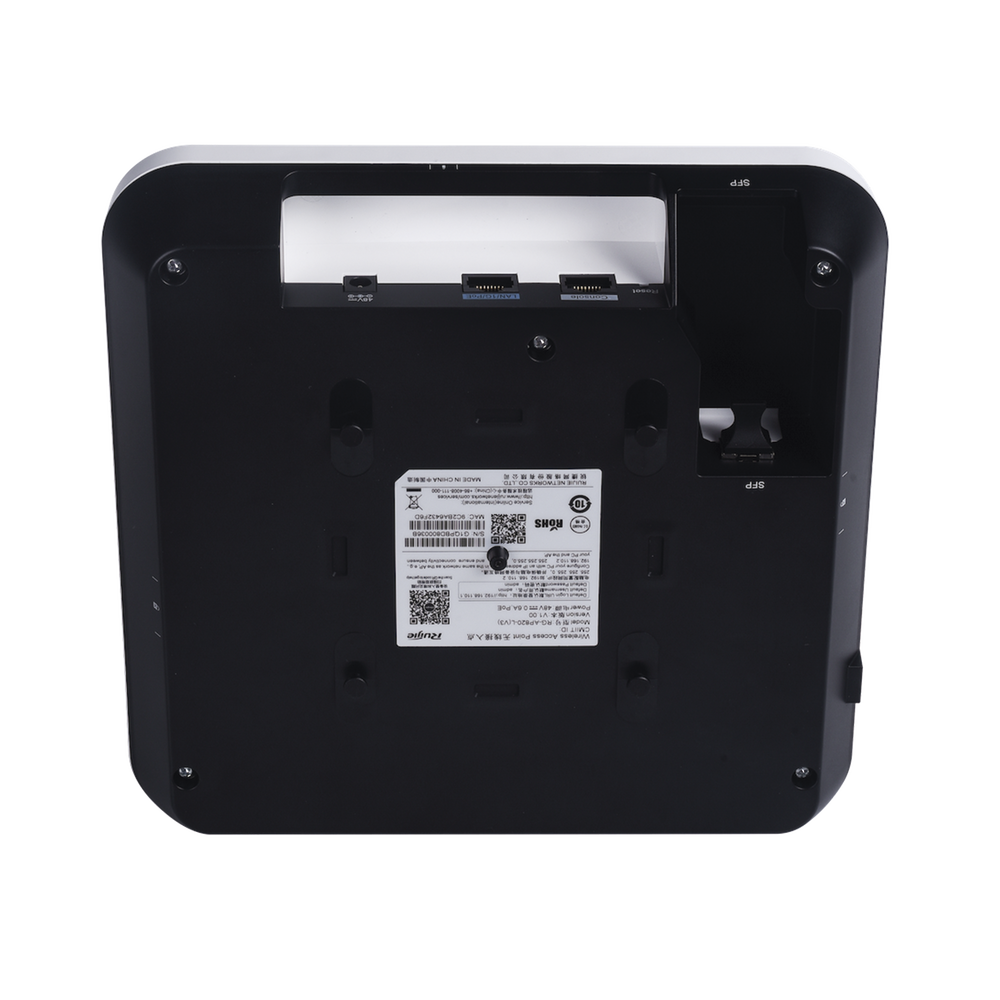 RG-AP820-L(V3), AP Interior Wi-Fi 6 AX3000, 2.976 Gbps, Puerto SFP de 2.5 Gbps