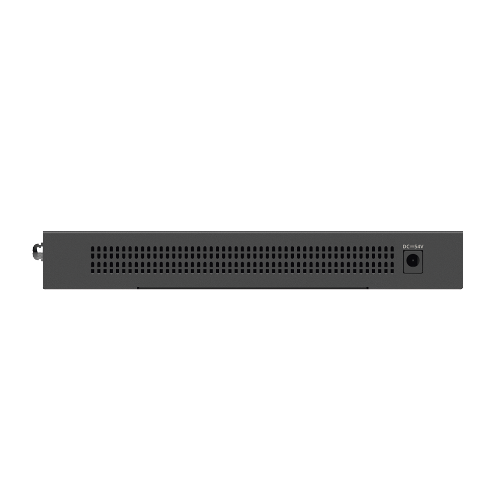 200-user PoE gateway, 10 ports, 600Mbps, up to 2 WAN services, captive portal, application lock, virtual tunnels