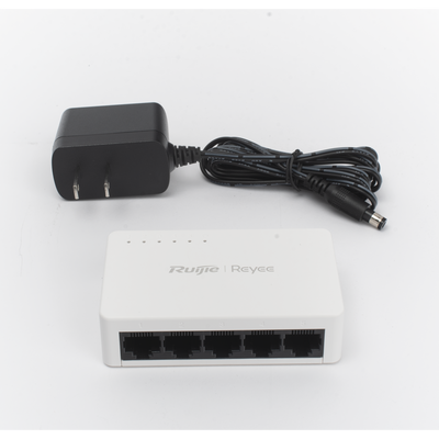 Switch no administrable sin PoE de 5 puertos 10/100/1000 Mbps