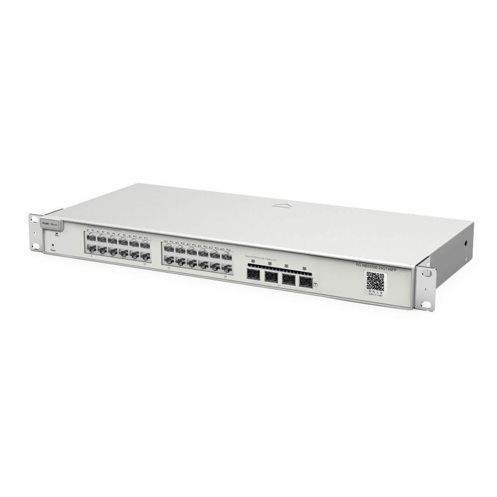 Switch de Capa 3 No-PoE de 28 Puertos Gigabit, 24 Puertos 10/100/1000Base-T y 4 Puertos SFP Uplink