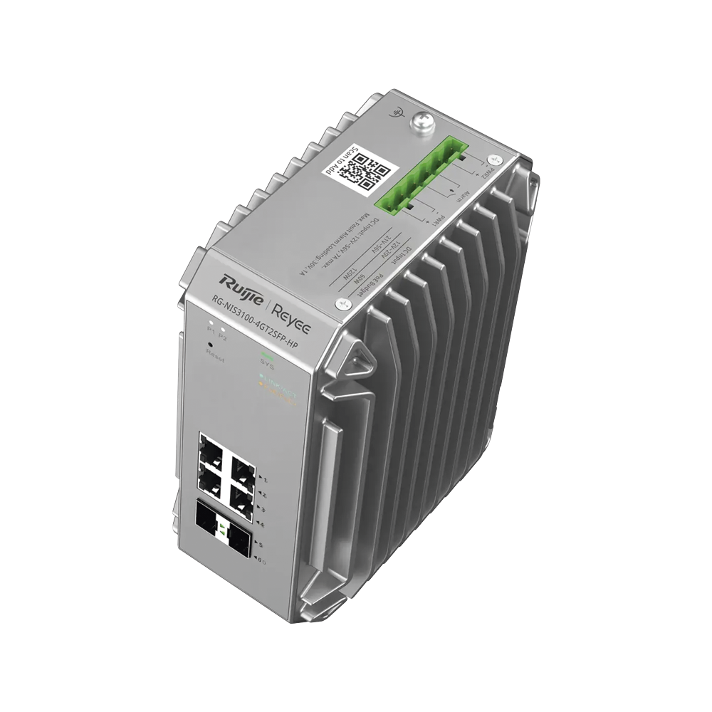 True Industrial Grade Switch Specially Designed for Harsh Environments, Features 6 Gigabit Ports, 4 of them PoE+ Ports and 2 SFP Uplink Ports