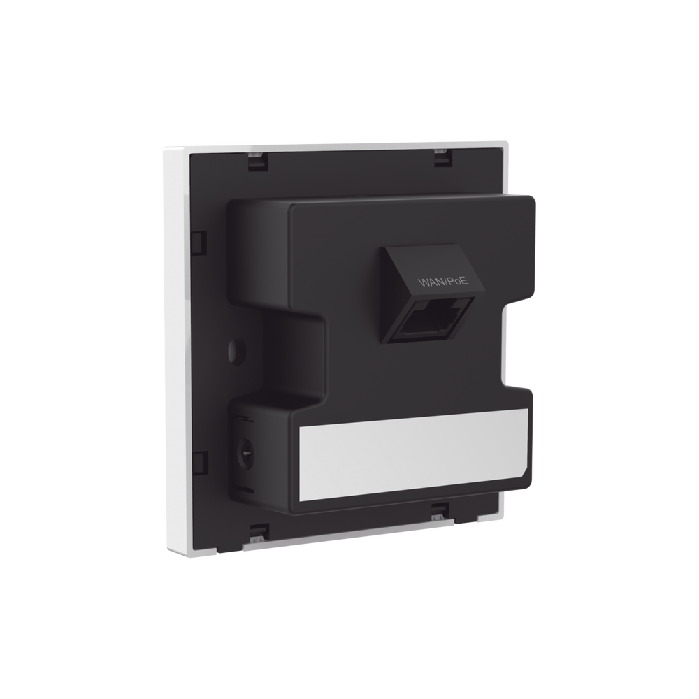 Punto de acceso Wi-Fi 6 de pared para interior 360°, doble banda, 2976 Mbps, 2 puertos GE, hasta 512 usuarios, portal cautivo standalone, compatible con reyee mesh, diseño ultra delgado 86mm