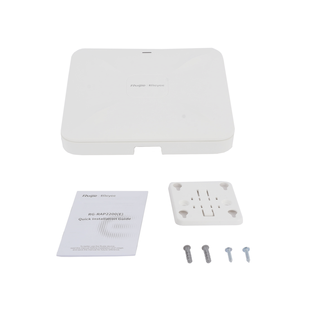 360° Indoor Ceiling Wi-Fi 5 Access Point, Dual-Band 802.11ac Wave 2, 1267 Mbps, Up to 110 Users, 2 GE Ports