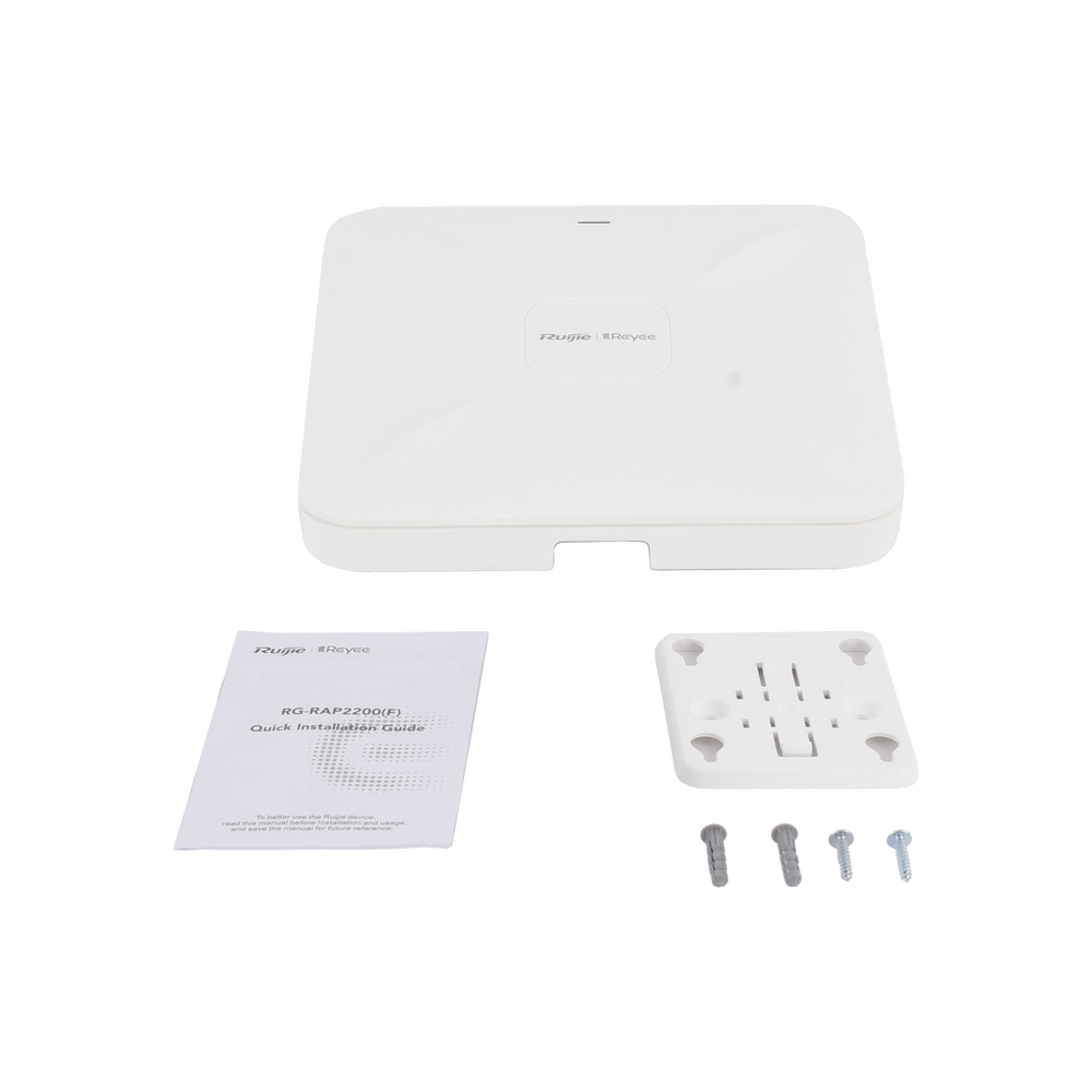 Punto de acceso Wi-Fi 5 de techo para interior 360°, doble banda 802.11ac wave 2, 1267 Mbps, hasta 110 usuarios