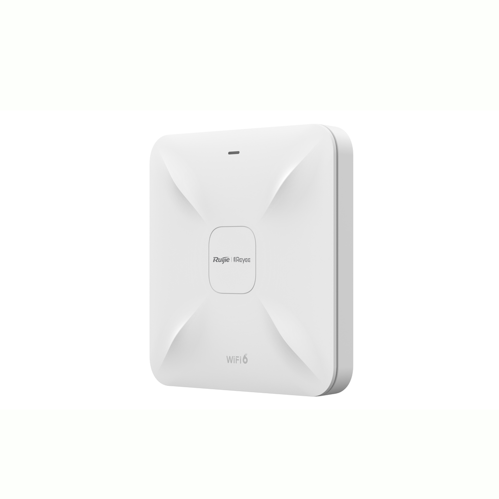 360° Indoor Ceiling Wi-Fi 6 Access Point, Dual-Band 4x4 MU-MIMO, 3202 Mbps, Up to 512 Users, 1 x 2.5GE, 1 x GE Ports, Standalone Captive Portal, Includes Reyee Mesh