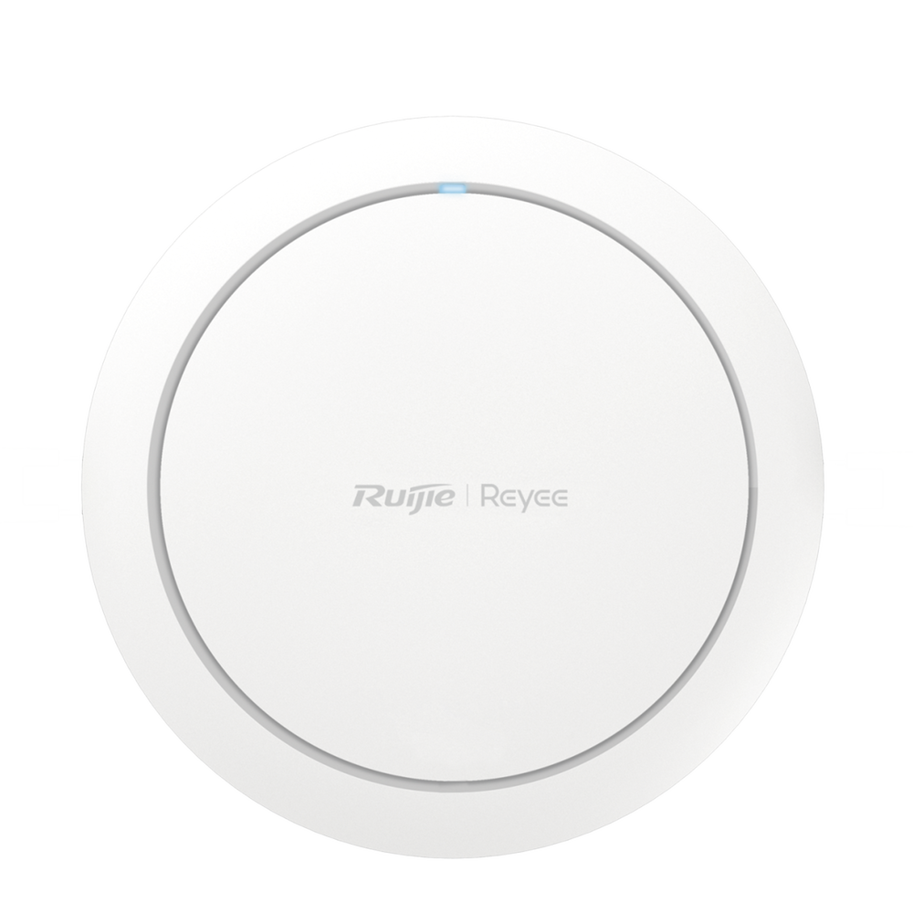 Punto de acceso Wi-Fi 6 de techo para interior 360°, doble banda, 2976 Mbps, hasta 512 usuarios, 1 puerto GE, diseño redondo, portal cautivo standalone, soporta Mesh