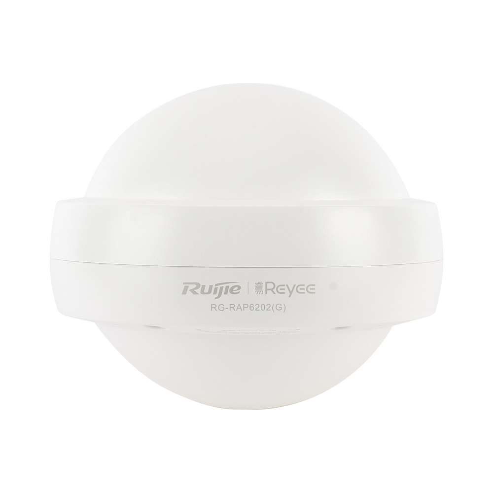 Punto de acceso Wi-Fi 5 para exterior 360°, IP 68, doble banda 802.11ac wave2, 1267 Mbps, 2 puertos GE, hasta 110 usuarios, compatible con reyee mesh