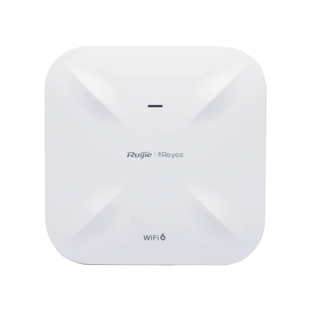 Punto de acceso Wi-Fi 6 para exterior 360°, IP 68, doble banda 1775 Mbps, puerto SFP ideal para fibra óptica, protección hasta 6 kV y protección contra erosión eólica, compatible con Reyee Mesh