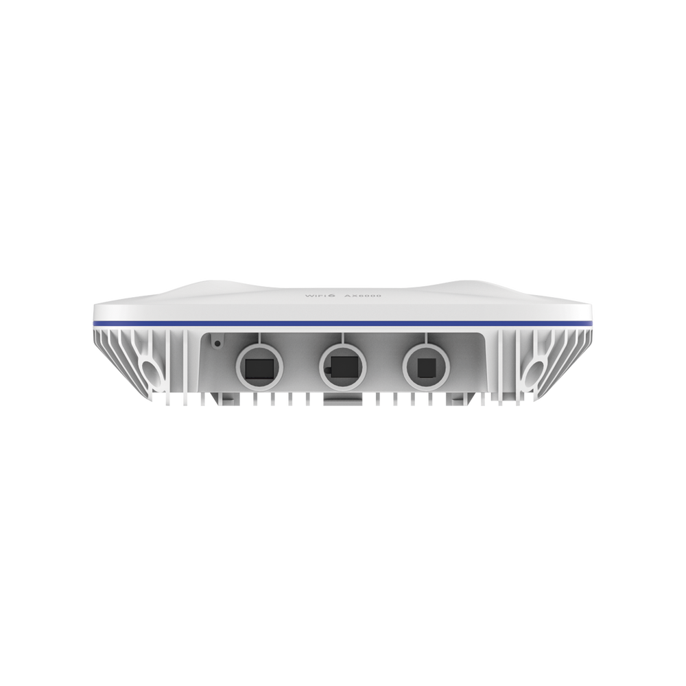 Punto de acceso Wi-Fi 6 direccional para exterior, IP 68, doble banda 4x4, 5.95 Gbps, puerto SFP de 2.5GE ideal para fibra óptica, hasta 512 usuarios, protección hasta 4 kV y protección contra erosión eólica, reyee mesh