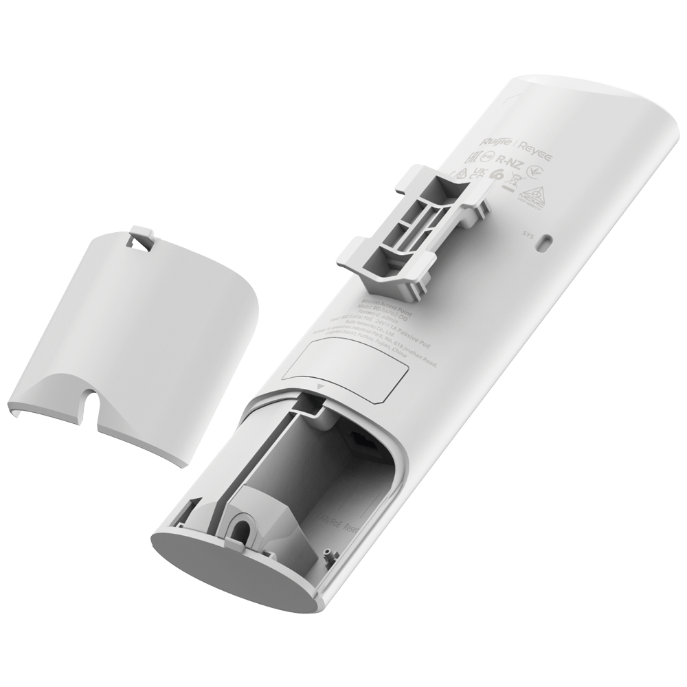 Punto De Acceso Wi-Fi 6 Para Exterior, Hasta 2974 Mbps, IP65, Cobertura 360°, Reyee Mesh, Portal Independiente Y Funciones De Roaming Con IA