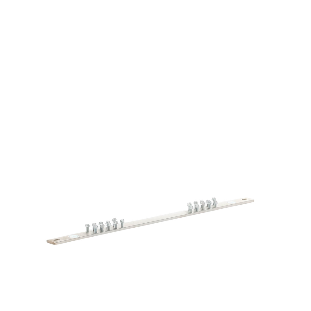 Grounding Bar, For 19" Rack, With 20 Holes For Quick Equipment Connection, Includes 20 # 12-24 x 1/2" Screws Installed