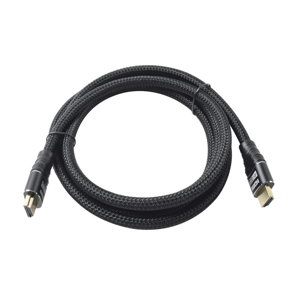 Cable HDMI Ultra-Resistente Redondo de 1.8m ( 5.9 ft ) Optimizado para Resolución 4K ULTRA HD