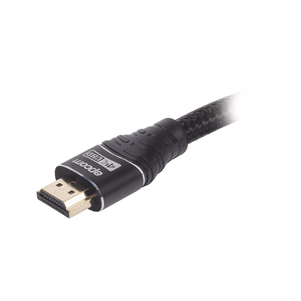 Cable HDMI Ultra-Resistente Redondo de 1m (3.2 ft) Optimizado para Resolución 4K ULTRA HD