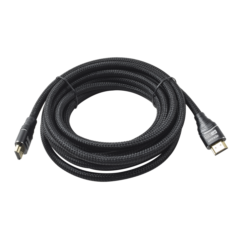 Cable HDMI Ultra-Resistente Redondo de 5m (16.4 ft) Optimizado para Resolución 4K ULTRA HD