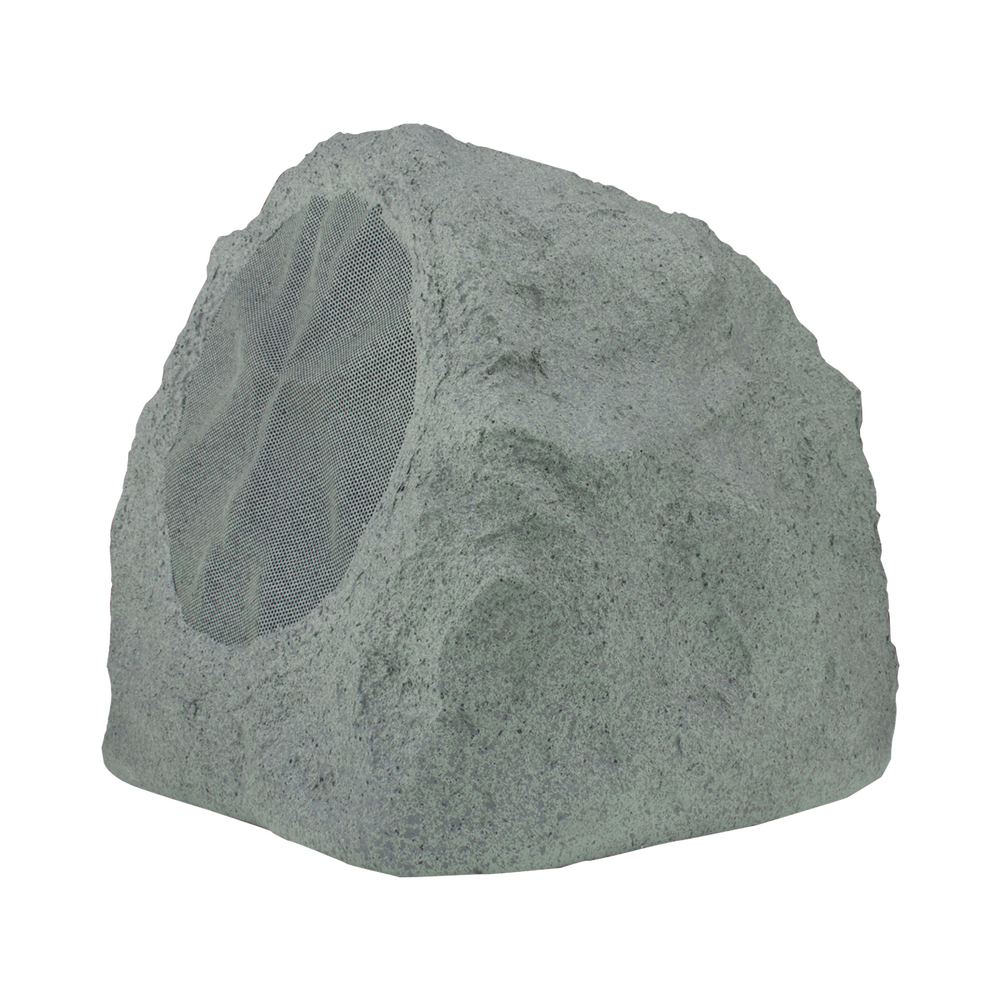 2-Way Rock-Shaped Outdoor Speaker, 8" Polypropylene Woofer, 1" Titanium Tweeter, Grey. 5 - 150 W, 8 ohms
