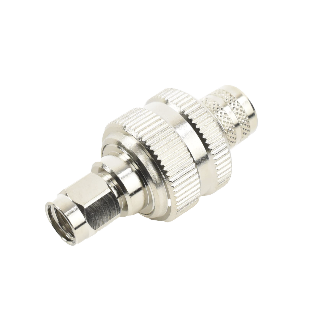 Reverse SMA Male Connector with Folding Ring for RG-8/U, 9913, LMR-400, Nickel/Gold/Teflon.