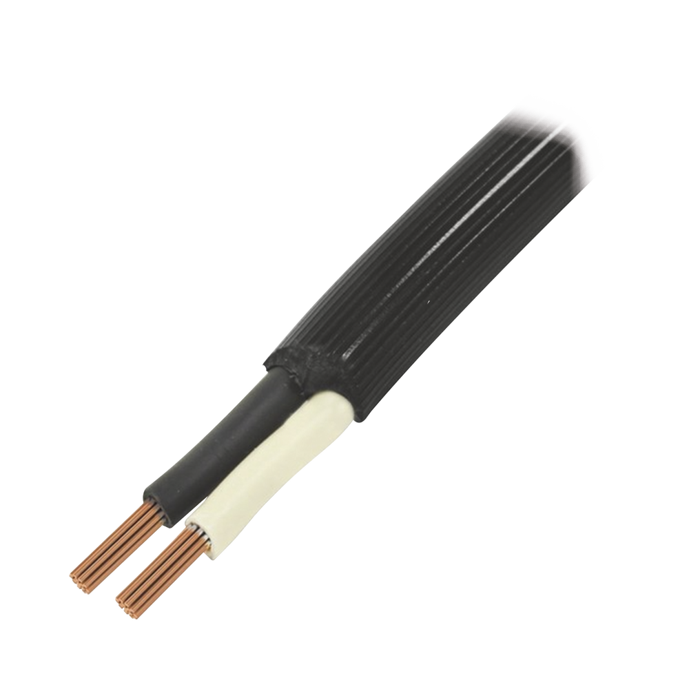 Cable Eléctrico de Uso Rudo 2 Hilos Calibre 14 AWG, Hasta 600 V. Rollo de 100 m.