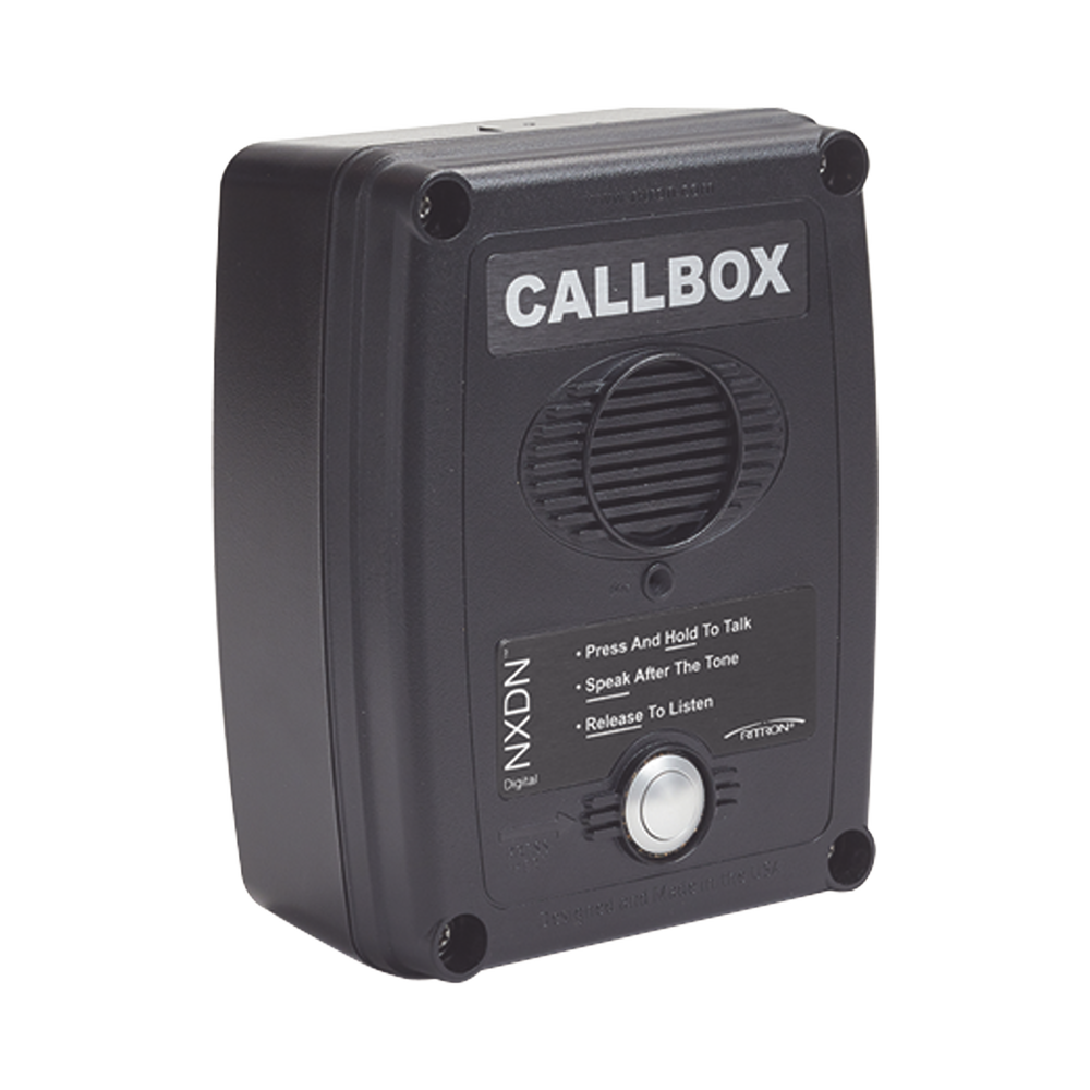Callbox Digital NXDN, Wireless Intercom via VHF Radio 150-165MHZ, XD Series in Black