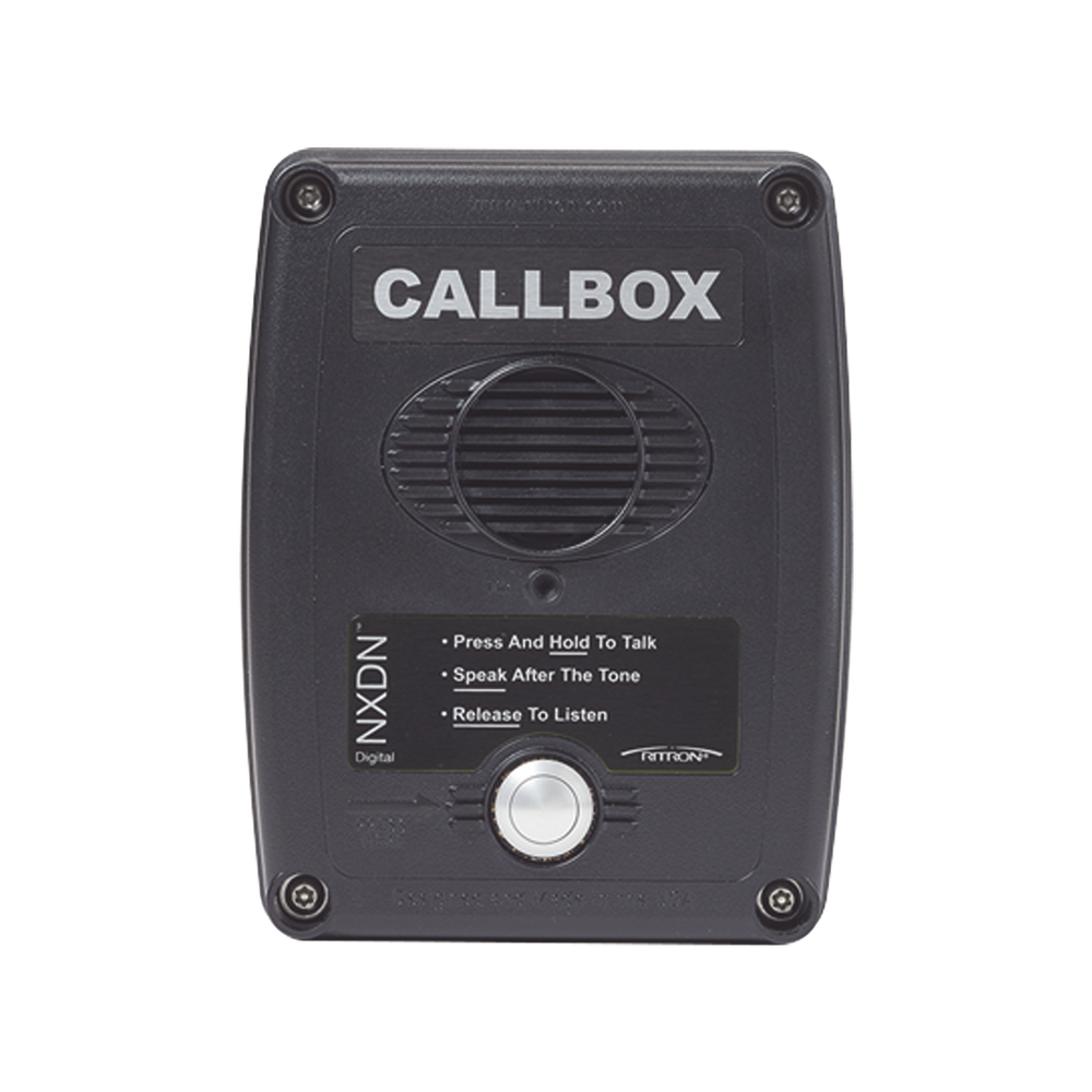 Callbox Digital NXDN, Wireless Intercom via VHF Radio 150-165MHZ, XD Series in Black