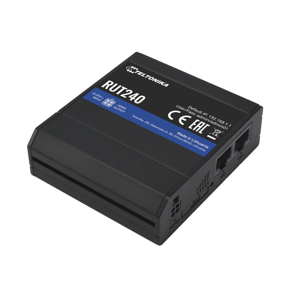 LTE Router, SIM Slot, 2 10/100 Mbps Ethernet ports, 2.4 GHz Wi-Fi, Friendly Interface, Bands B1, B2, B3, B4, B5, B7, B8, B28